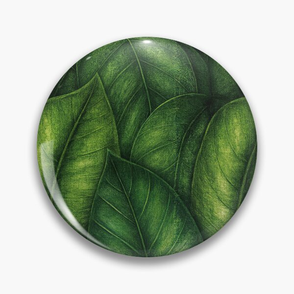 Item preview, Deep Forest Green Layered Leaves Pattern designed and sold by Piotrek0001.