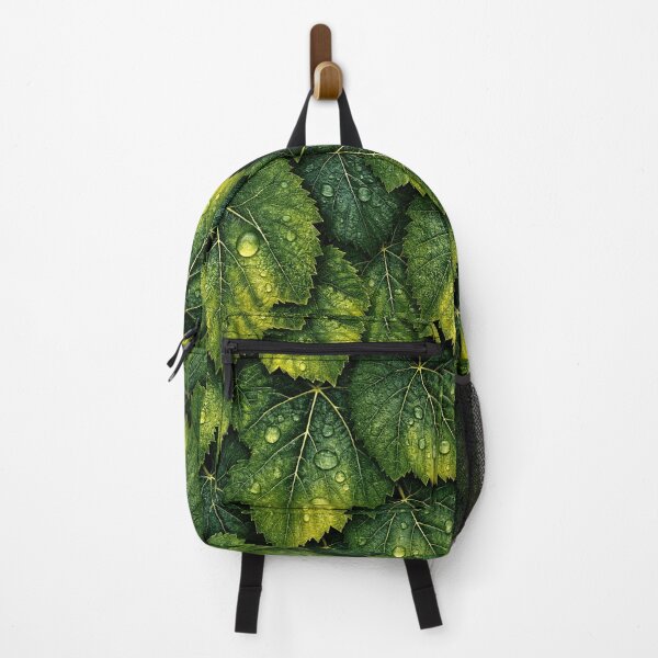 Item preview, Fresh Green Leaves with Morning Dew Drops designed and sold by Piotrek0001.