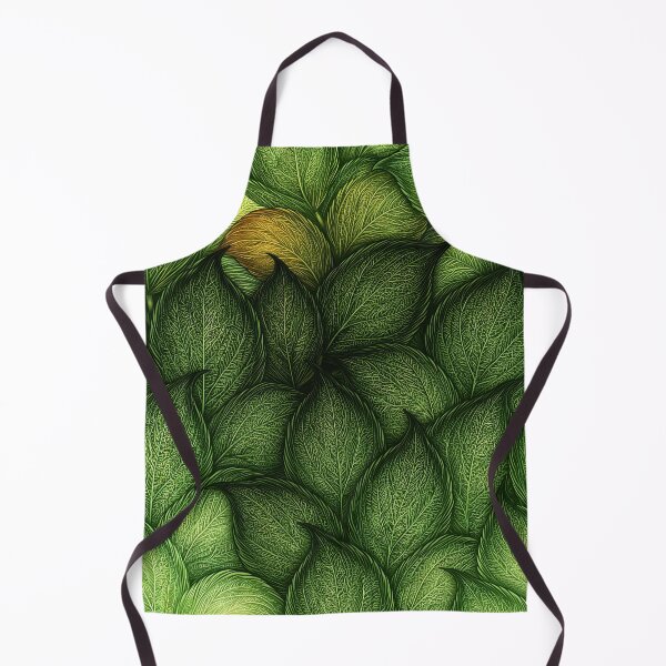 Item preview, Overlapping Green Garden Foliage Pattern Art designed and sold by Piotrek0001.