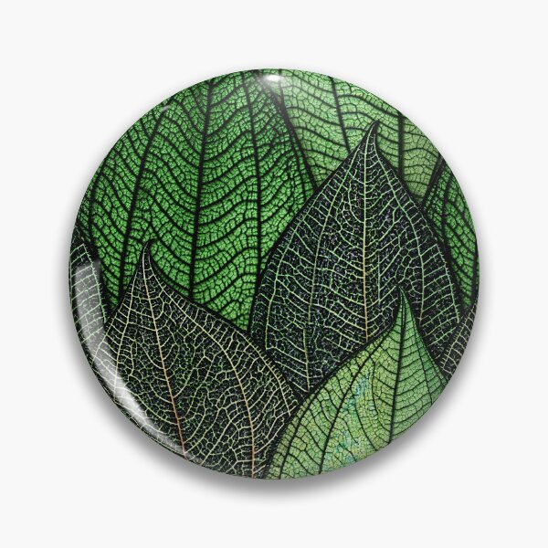 Item preview, Delicate Skeleton Leaf Veins Green Pattern designed and sold by Piotrek0001.