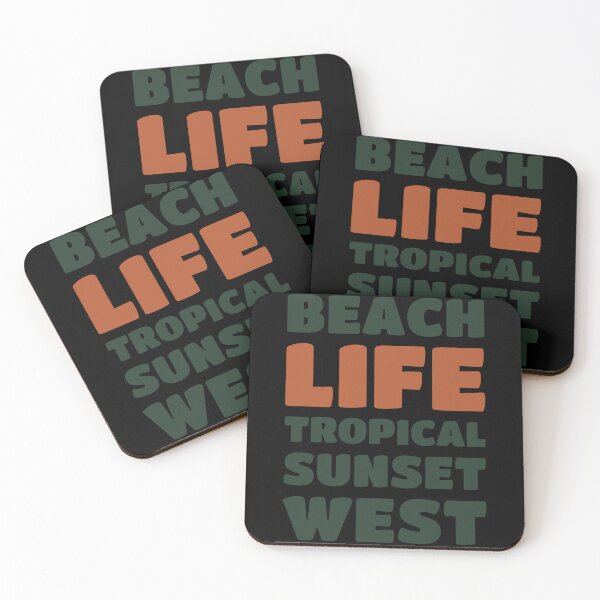 Item preview, Beach Life Tropical Sunset West designed and sold by DarkAgeArt.
