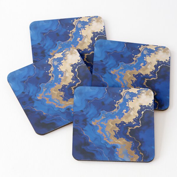 Item preview, Royal Blue Gold Luxury Trendy Collection designed and sold by TrendyDesigne412.