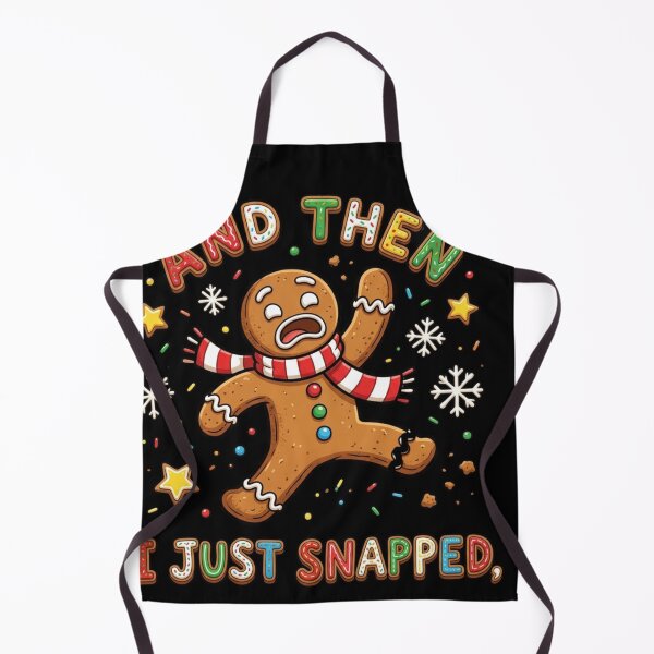Aperçu de l'œuvre Funny Gingerbread Christmas Cookie Snapped Holiday Humor créée et vendue par w66aboo.