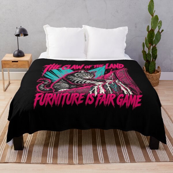 Item preview, Furniture Is Fair Game Cat Scratching Joke designed and sold by elderberry.