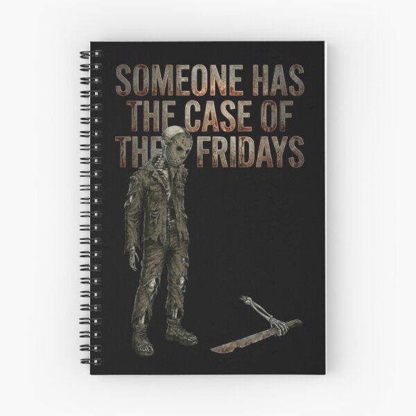 Item preview, Someone Has the Case of the Fridays – Vintage Horror Slasher Art designed and sold by Iceberg Comic Book Lounge.