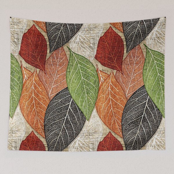 Item preview, Vintage Linen with Rustic Autumn Leaf Prints designed and sold by Piotrek0001.