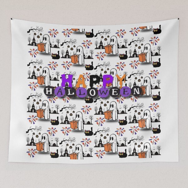 Item preview, Happy Halloween Ghosty designed and sold by Roxanne Luna.