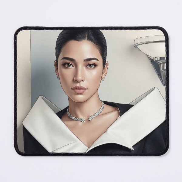 Item preview, LingOrm Elegant Beauty Thai GL Sapphic Actress LGBTQ+ Cartoon Decor Comic Wall Art Print Poster Shirt Clock Blanket KDrama designed and sold by Mind Space.