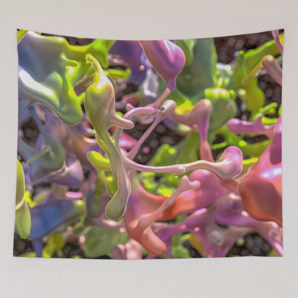 Item preview, Fluid Colored 3D Organic Psychedelic Abstract Brilliant designed and sold by Keltoi-art.