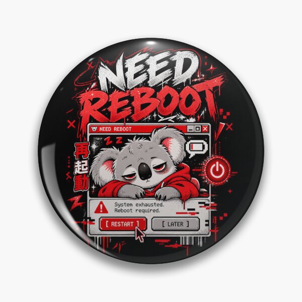 Item preview, Need Reboot - Sleepy Koala Glitch Manga designed and sold by Visual Dept..