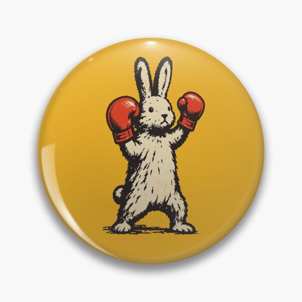 Item preview, The Boxing Rabbit designed and sold by ALamaStudio.
