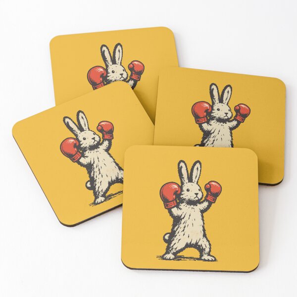 Item preview, The Boxing Rabbit designed and sold by ALamaStudio.