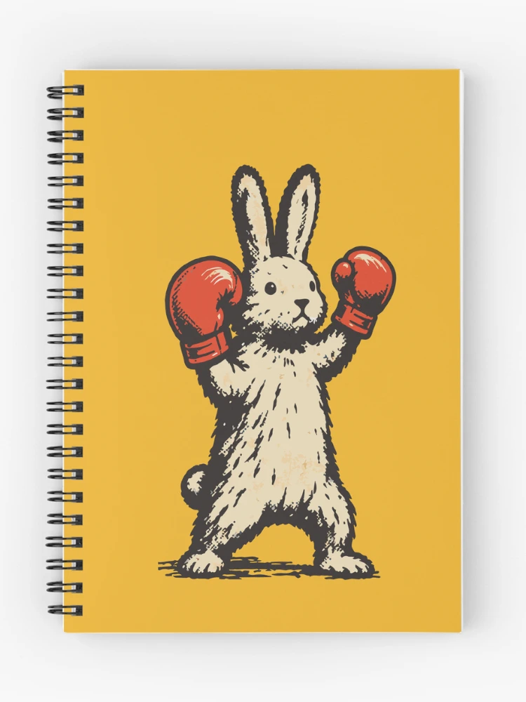 Thumbnail 1 of 3, Journal, The Boxing Rabbit designed and sold by ALamaStudio.