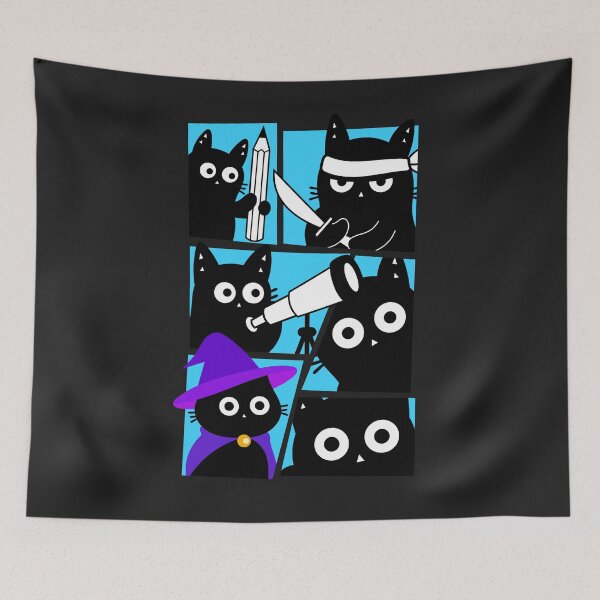 Item preview, A World of Black Cats - Situations  designed and sold by DibujandoPorfa.