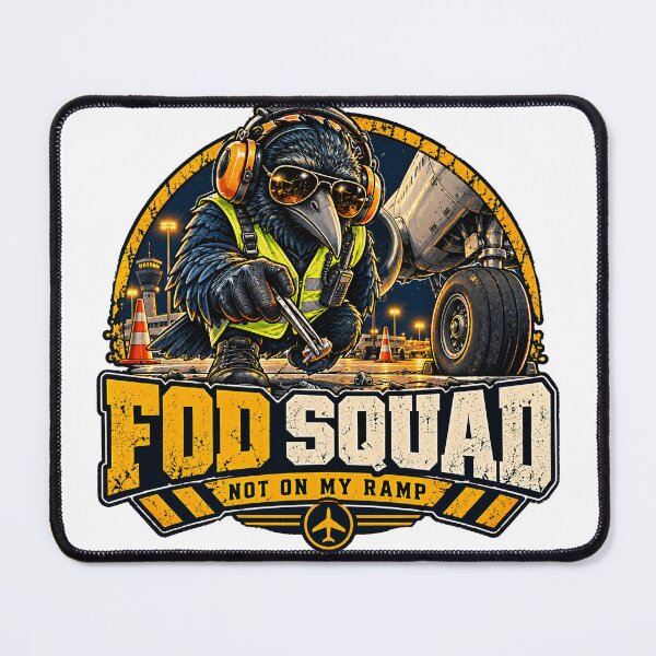 Item preview, FOD Squad — Not on My Ramp | Airport Ground Crew designed and sold by Kamplos15.