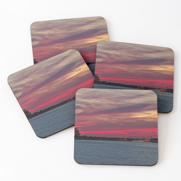 Item preview, Magenta Sunset over the Lake designed and sold by Rabee Khalil Photography.