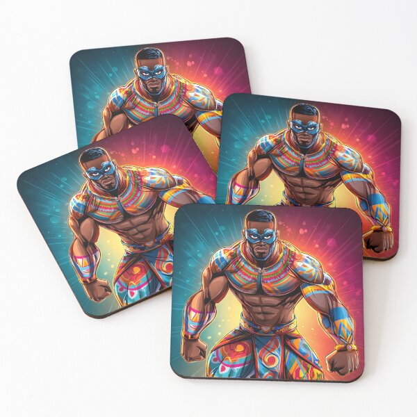 Item preview, Vibrant Superhero Illustration with Cultural Elements designed and sold by Artessie.