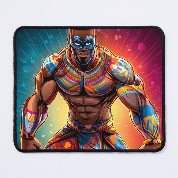 Item preview, Vibrant Superhero Illustration with Cultural Elements designed and sold by Artessie.