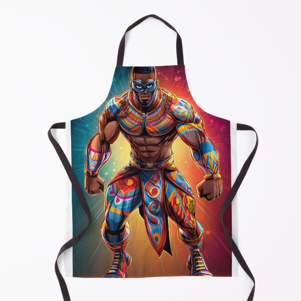 Item preview, Vibrant Superhero Illustration with Cultural Elements designed and sold by Artessie.