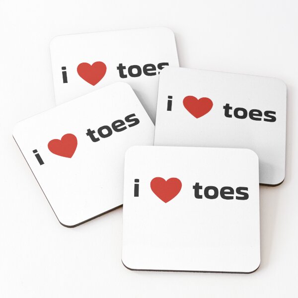 Item preview, i HEART toes designed and sold by LoveDept.