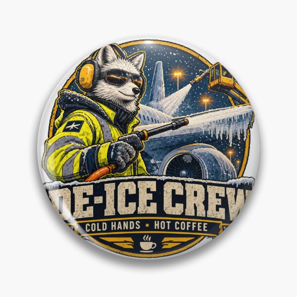 Item preview, De-Ice Crew — Cold Hands, Hot Coffee | Aviation Gift designed and sold by Kamplos15.