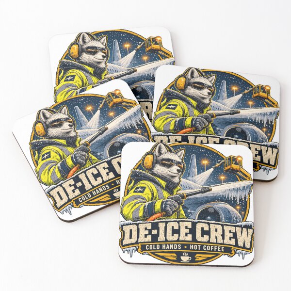 Item preview, De-Ice Crew — Cold Hands, Hot Coffee | Aviation Gift designed and sold by Kamplos15.