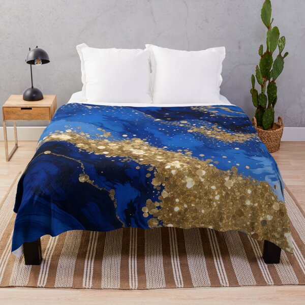Item preview, Trendy Luxury Gold Royal Blue Collection designed and sold by TrendyDesigne412.