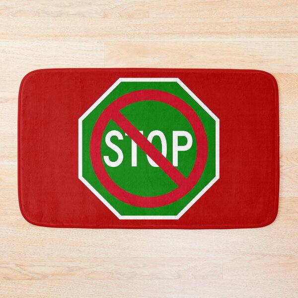 Item preview, Green Don’t Stop Sign designed and sold by Karate Octopus.