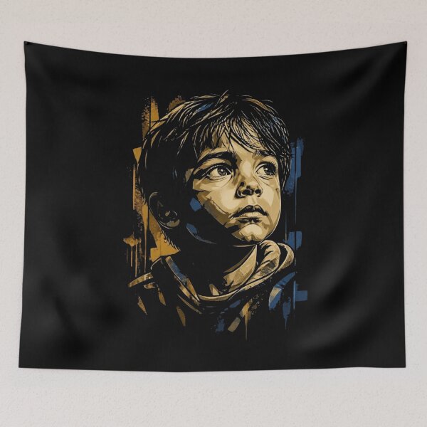 Item preview, Urban Graffiti Style Boy Vector Graphic designed and sold by ERODED SELF.
