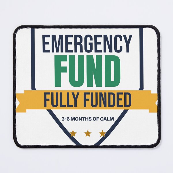 Item preview, Emergency Fund Fully Funded Badge designed and sold by lamarbee.
