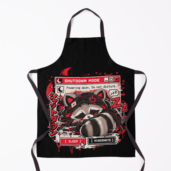 Item preview, Shutdown Mode - Sleepy Raccoon Glitch Manga designed and sold by Visual Dept..