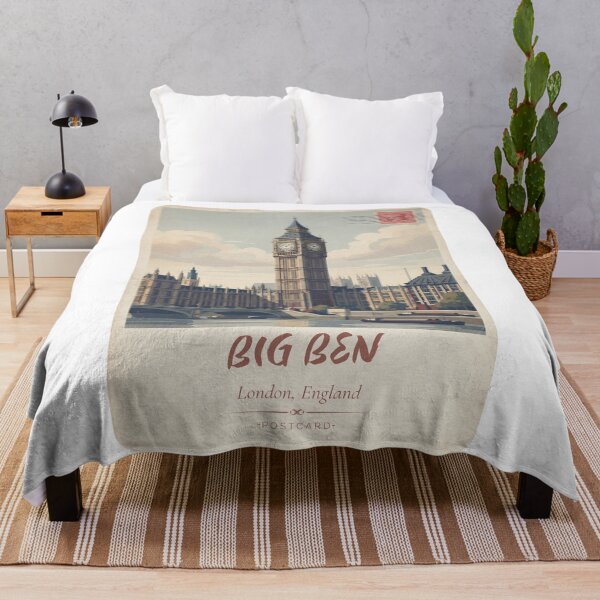 Artikelvorschau, Vintage-Reiseposter „Big Ben“ – London, England entworfen und verkauft von DesignMaxa.
