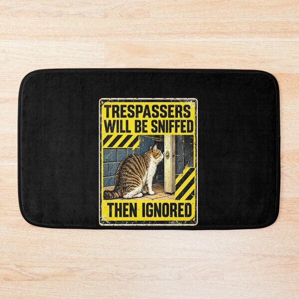 Item preview, Tabby Cat Sniffs Trespassers Then Ignores Them designed and sold by elderberry.