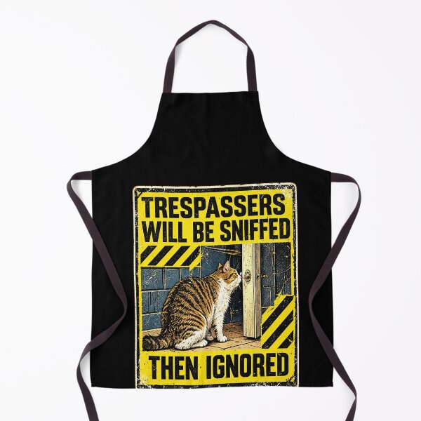 Item preview, Tabby Cat Sniffs Trespassers Then Ignores Them designed and sold by elderberry.