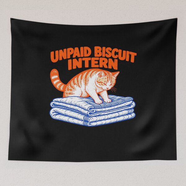 Item preview, Funny Cat Internship Making Biscuits designed and sold by elderberry.