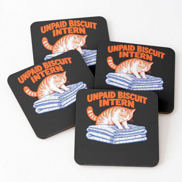 Item preview, Funny Cat Internship Making Biscuits designed and sold by elderberry.