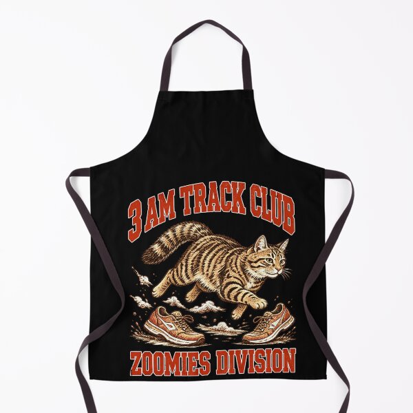 Item preview, Zoomies Division Cat Running Club Humor designed and sold by elderberry.