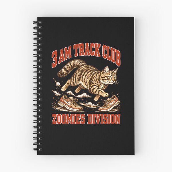 Item preview, Zoomies Division Cat Running Club Humor designed and sold by elderberry.