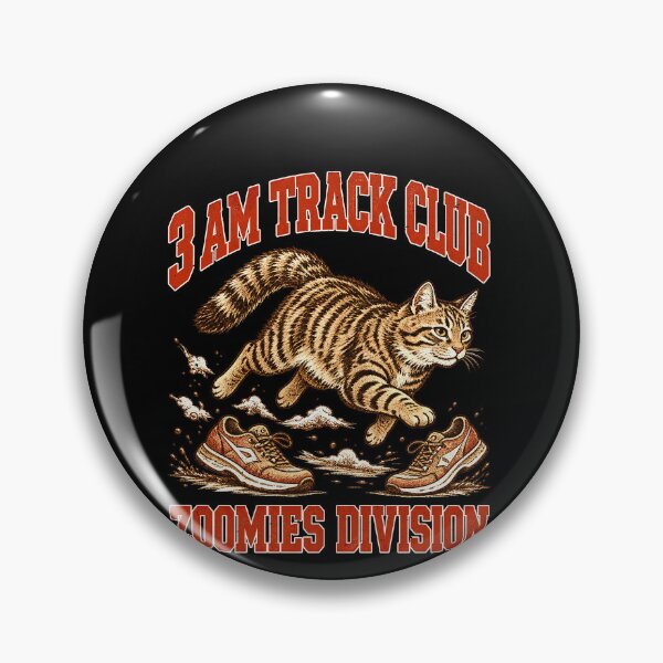 Item preview, Zoomies Division Cat Running Club Humor designed and sold by elderberry.
