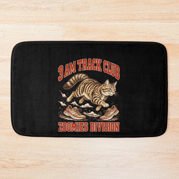 Item preview, Zoomies Division Cat Running Club Humor designed and sold by elderberry.
