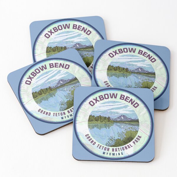 Item preview, Souvenir Map - Grand Teton Oxbow Bend Scene designed and sold by Willz Designz.