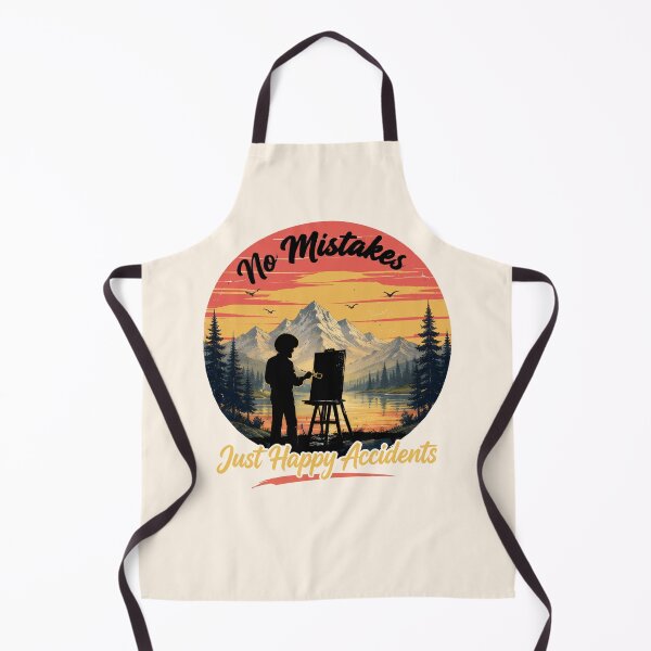 Item preview, Bob Ross "No Mistakes Just Happy Accidents" Vintage Sunset designed and sold by Karamram Studio.