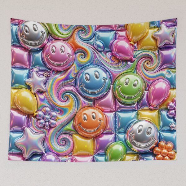 Item preview, Fluffy Smiley  designed and sold by AwesomeDigiShop.