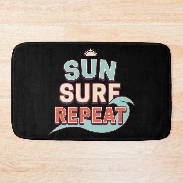 Item preview, Sun Surf Repeat Retro Ocean Wave Surfing  designed and sold by mood-draftsman.