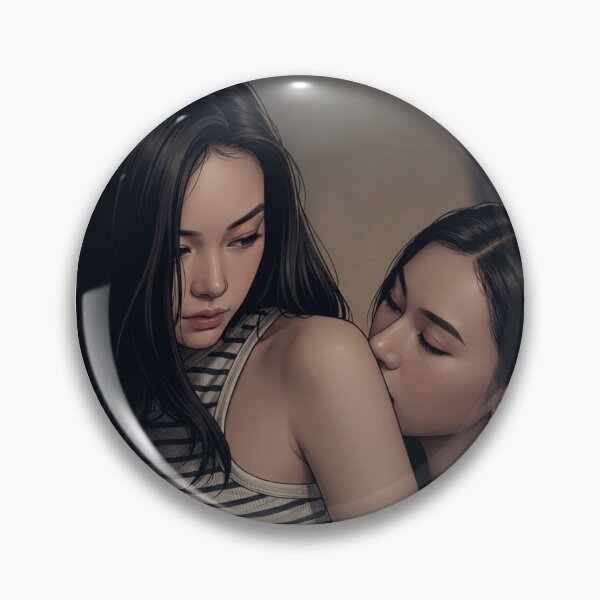 Item preview, LenaMiu Can't Escape You Pls Thai GL Sapphic Actress LGBTQ+ Cartoon Decor Comic Wall Art Print Poster Shirt Clock Blanket KDrama designed and sold by Mind Space.