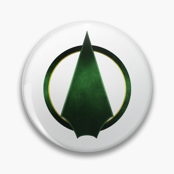Aperçu de l'œuvre Emblème de pointe de flèche verte — Logo de flèche de bande dessinée créée et vendue par jiyk.