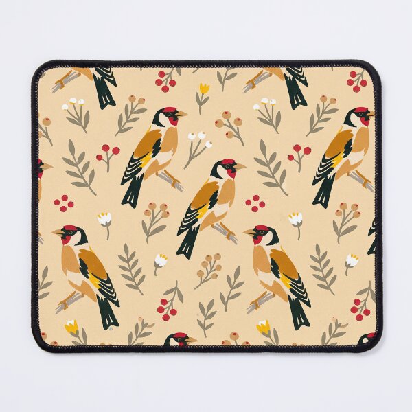 Item preview, Goldfinch Pattern with Berries and Sprigs designed and sold by Fani*.