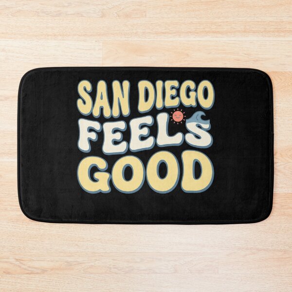 Item preview, San Diego Feels Good Retro Groovy California Beach  designed and sold by mood-draftsman.