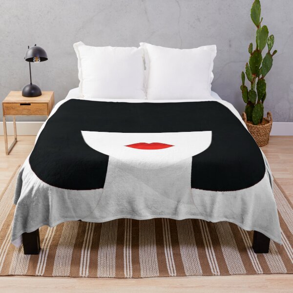 Item preview, Minimalist Woman with Black Bob and Red Lips designed and sold by -KRAFTWERK.