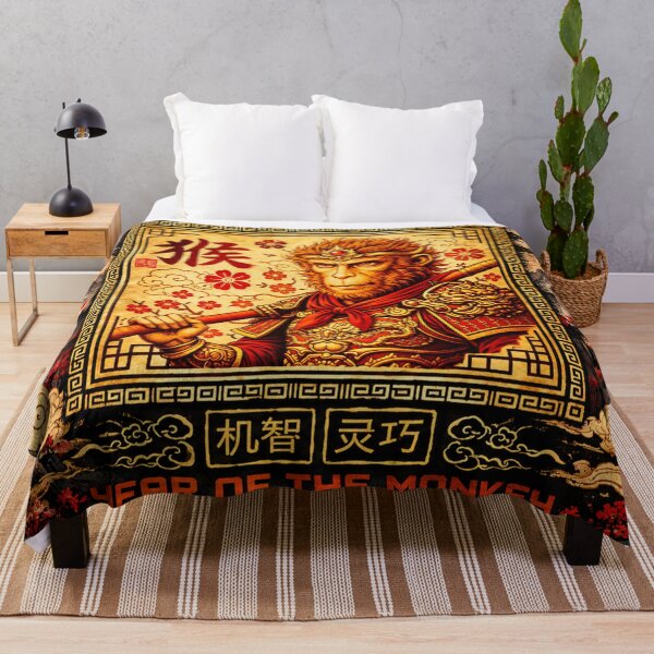 Item preview, Year of the Monkey Chinese Zodiac Sun Wukong Warrior designed and sold by Fei Long Design Hub.